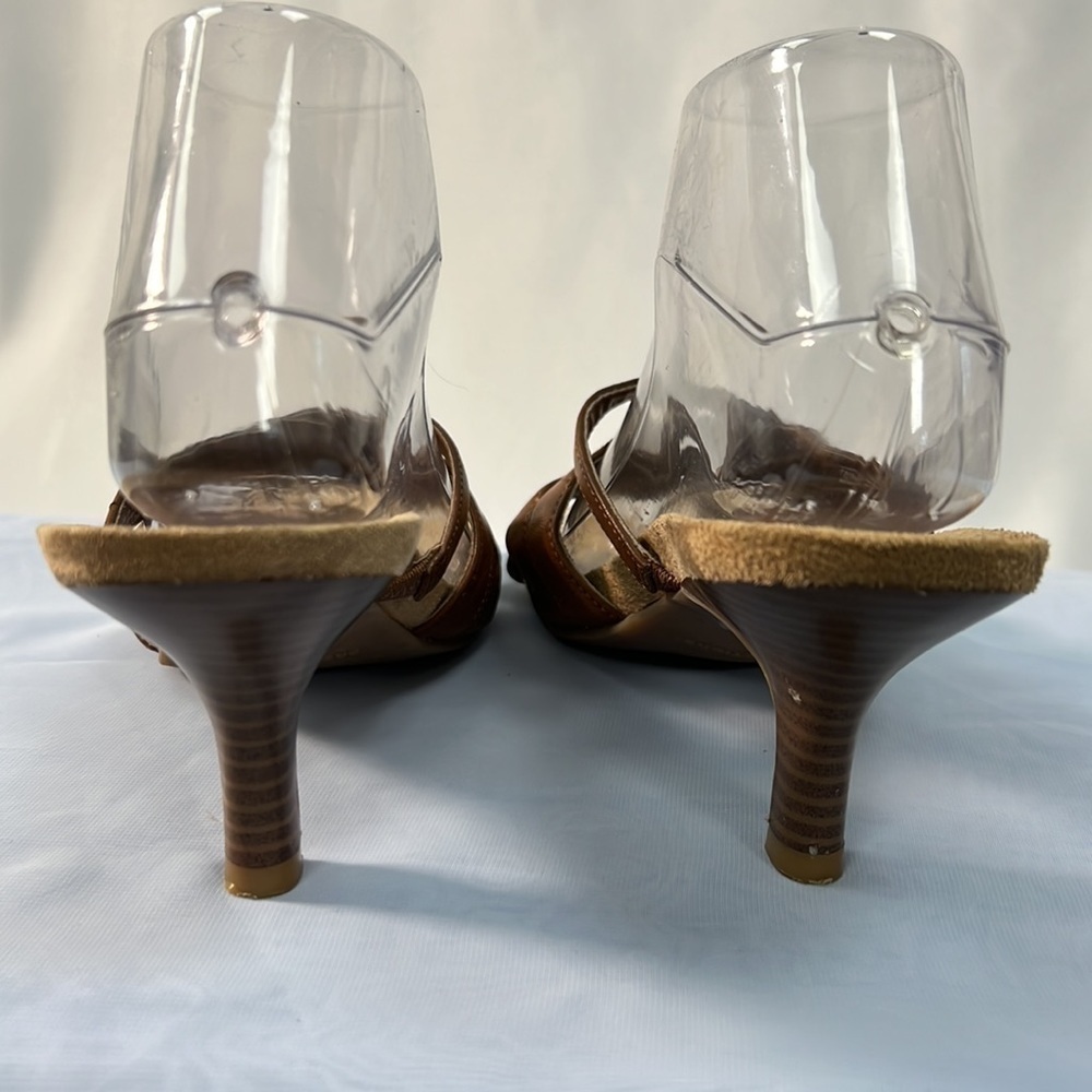 Predictions brown heeled sandals size 8.5 - Picture 5 of 11